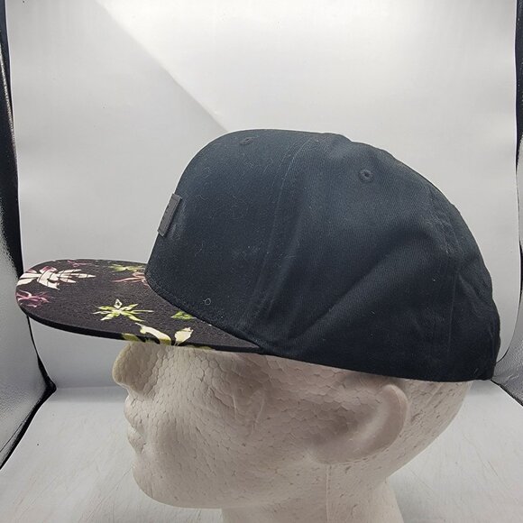 Vans All Over It Floral Black Adjustable Snapback Hat Cap Casual Outdoors Walk - Picture 2 of 9